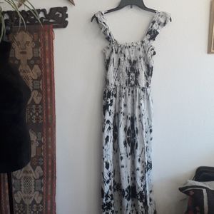 New Look Boho Style Smocked Top Tie Dye Midi/Maxi Dress